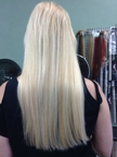 Revitalized and beautiful after having extensions
